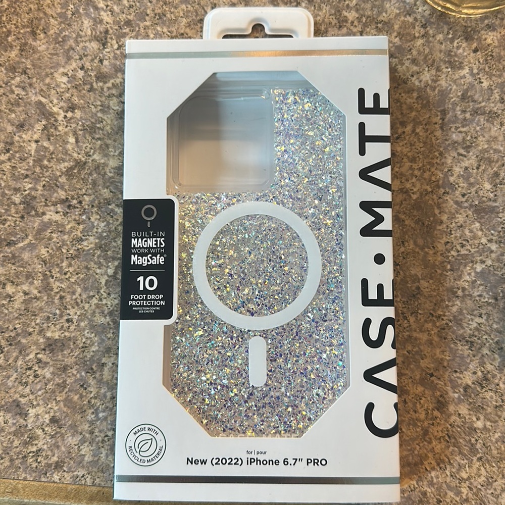 Case Mate iPhone 6.7” Pro, MagSafe with 10ft drop protection.